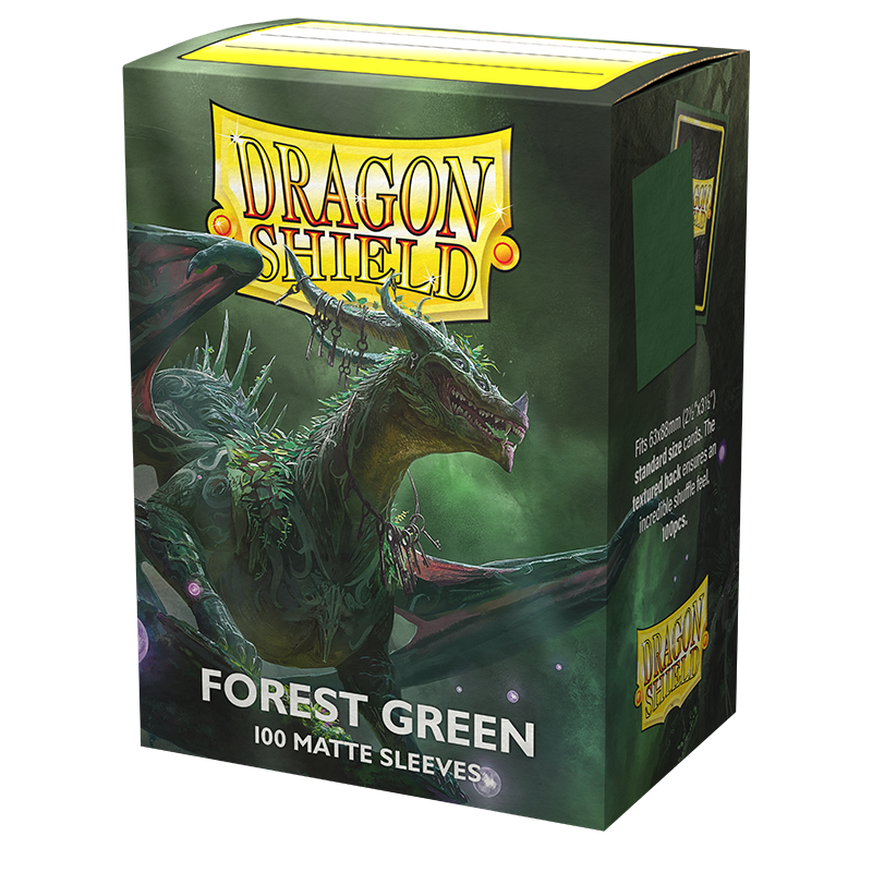 Dragon Shield: Standard 100ct Sleeves - Forest Green (Matte)