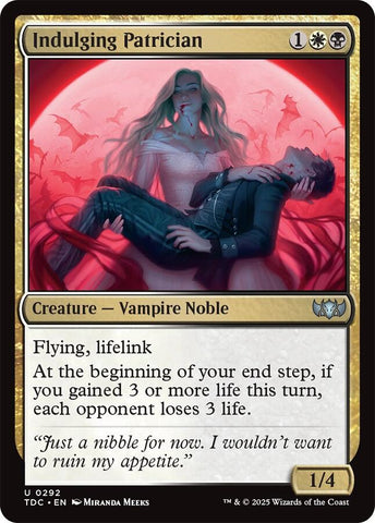 Indulging Patrician [Tarkir: Dragonstorm Commander]