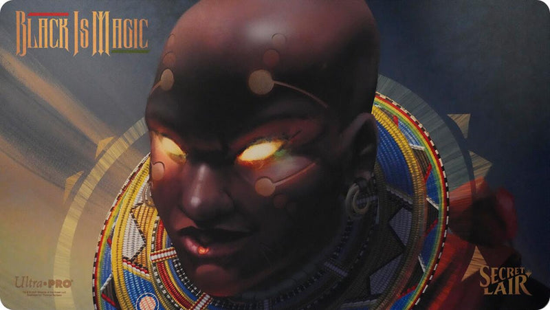 Ultra PRO: Playmat - Black is Magic (Sol Ring)