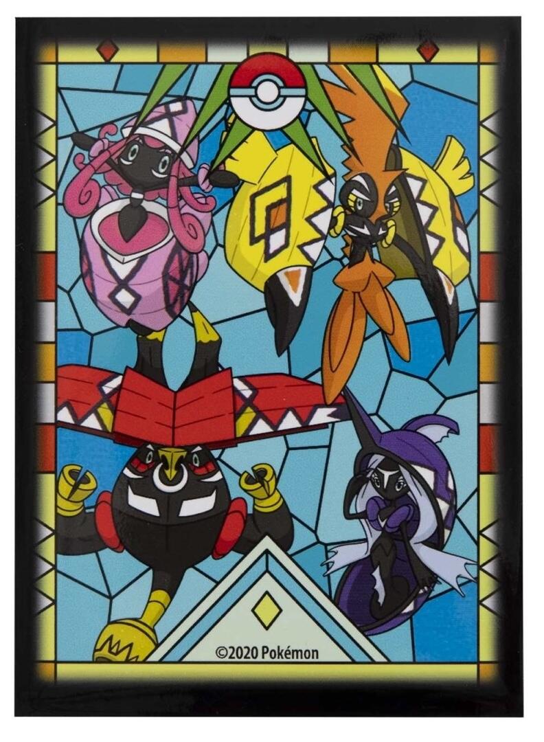 Card Sleeves - Island Guardian Stained Glass (65 Pack) (Pokemon Center Exclusive)
