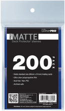 Ultra PRO: Standard 200ct Sleeves - PRO-Matte (Blue)