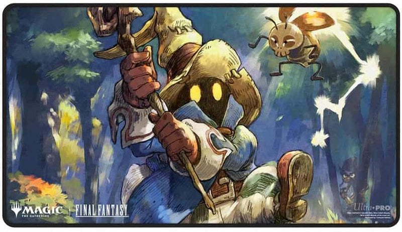 FINAL FANTASY Black Stitched Playmat for Magic: The Gathering - Premium Vivi Ornitier - Ultra Pro Playmats