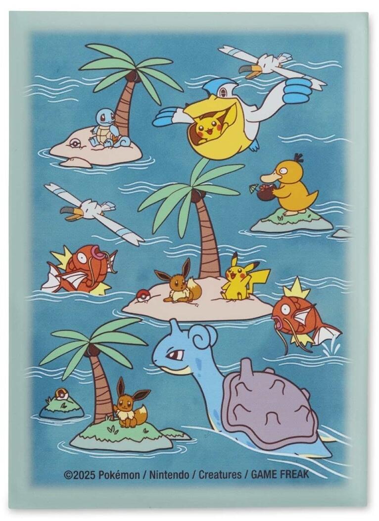 Card Sleeves - Sunny Sea (65-Pack) (Pokemon Center Japan Exclusive)