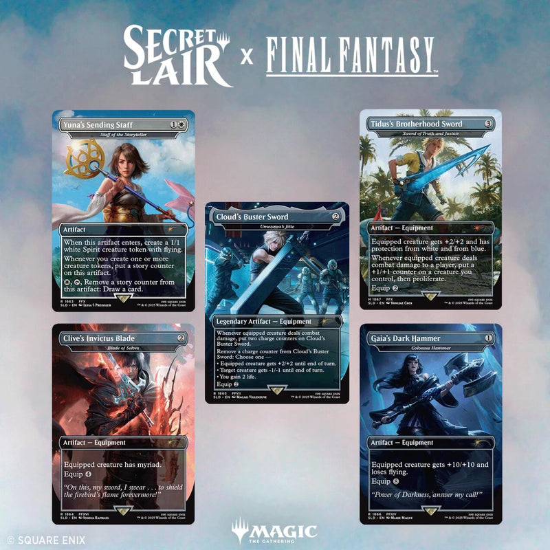 Secret Lair x FINAL FANTASY (Weapons)