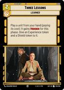 Three Lessons (225/264) (225/264) [Legends of the Force]