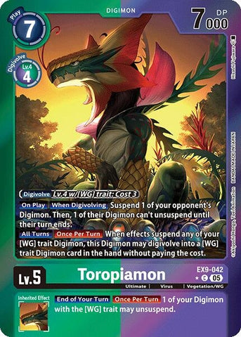 Toropiamon [EX9-042] (Limited Foil) [Versus Monsters]