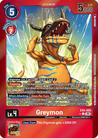 Greymon [EX9-009] (Limited Foil) [Versus Monsters]