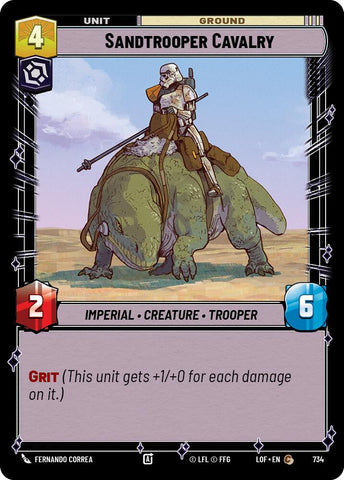Sandtrooper Cavalry (734) (Foil) (734) [Legends of the Force]