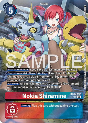 Nokia Shiramine [BT22-084] (Alternate Art) [Cyber Eden]