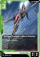Image for Wing Gundam (Bird Mode) (ST02-002) (ST02) - Gundam Card Game