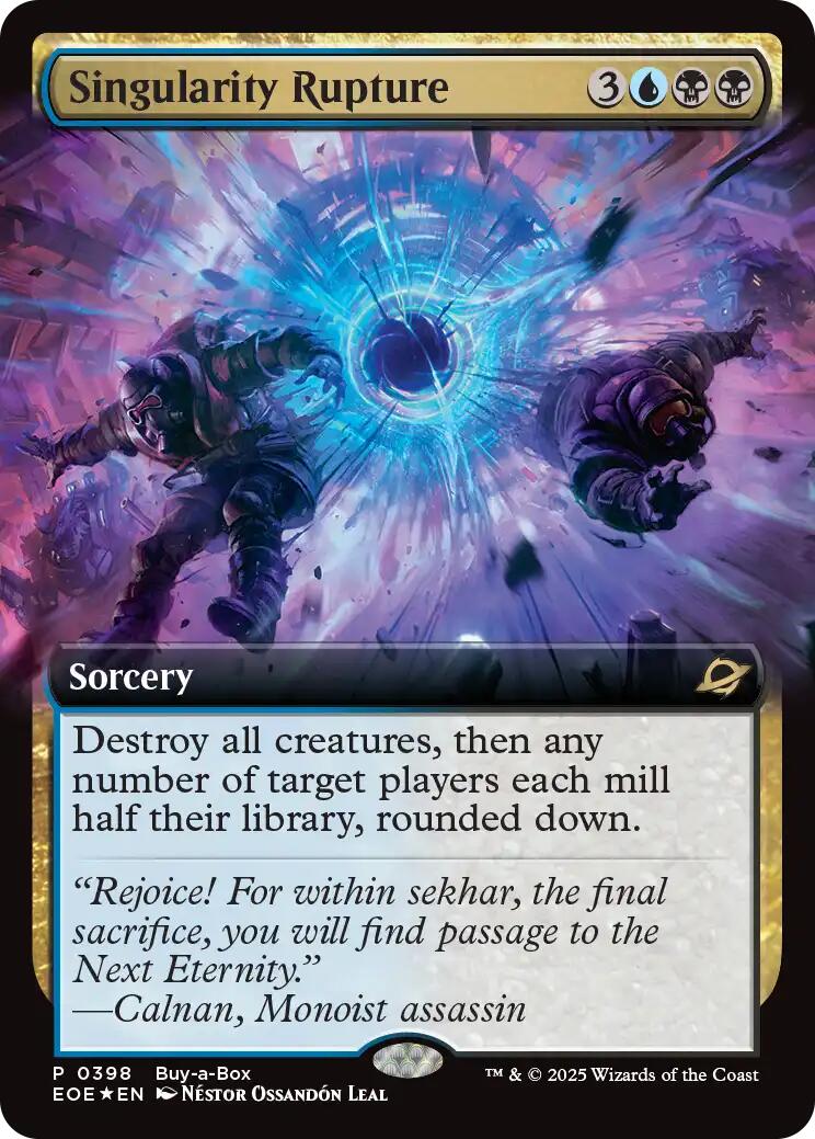 Singularity Rupture (Extended Art) (Buy-A-Box) [Edge of Eternities]