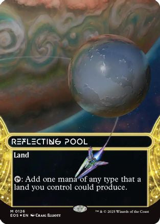 Reflecting Pool (0126) (Borderless) (Galaxy Foil) [Edge of Eternities: Stellar Sights]