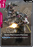 Image for Zeon Remnant Forces (GD01-115) (GD01) - Gundam Card Game
