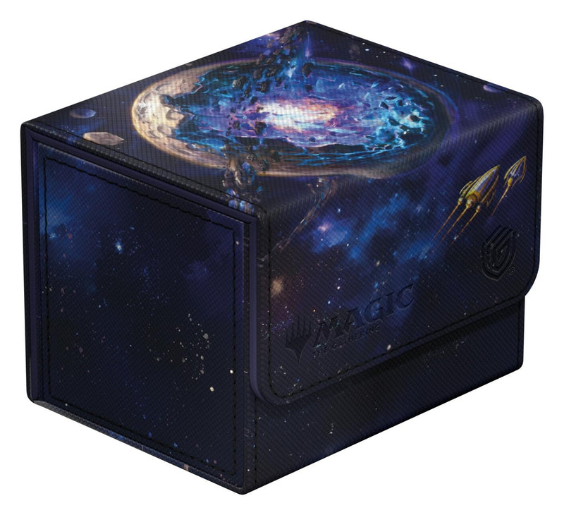 Image for Magic: The Gathering Edge of Eternities Sidewinder 100+ Xenoskin Deck Box - Gemstone Caverns - Deck Boxes