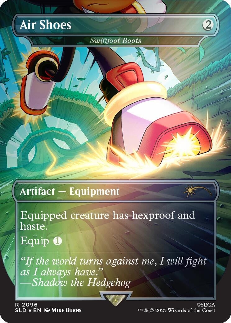 Air Shoes - Swiftfoot Boots (Rainbow Foil) [Secret Lair Drop Series]