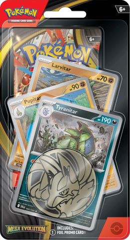 Scarlet & Violet: Mega Evolution - Premium Checklane Blister (Tyranitar)