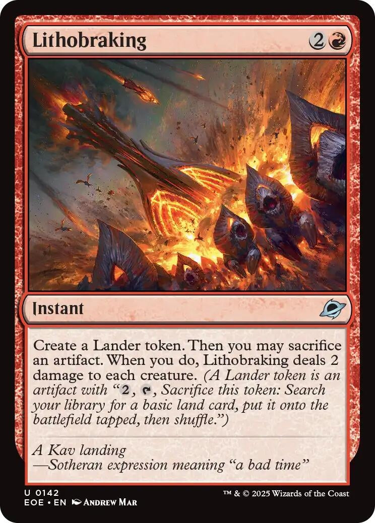 Lithobraking [Edge of Eternities]