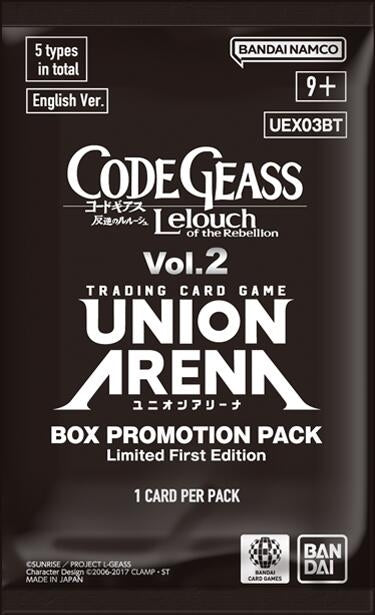 Image for CODE GEASS: Lelouch of the Rebellion Vol.2 - Box Promotion Pack - Union Arena
