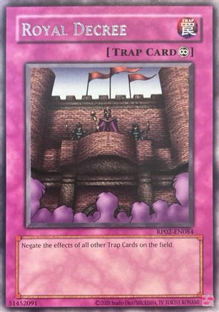 Royal Decree (2020 Date Reprint) [RP02-EN084] Rare