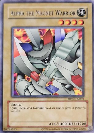 Alpha The Magnet Warrior (2020 Date Reprint) [RP02-EN089] Rare
