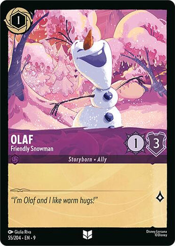 Olaf - Friendly Snowman (55/204) [Fabled]