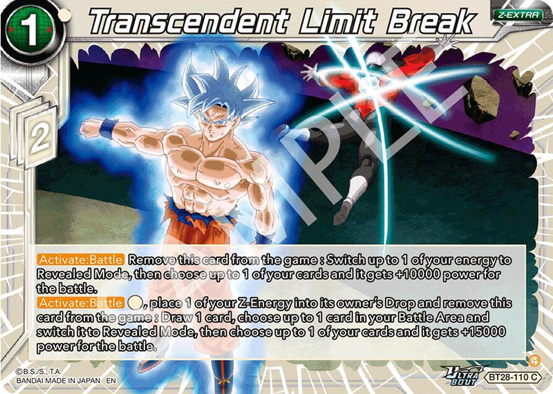 Transcendent Limit Break (BT28-110) [Prismatic Clash]