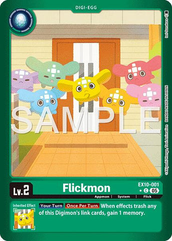 Flickmon [EX10-001] (Limited Foil) [Sinister Order]