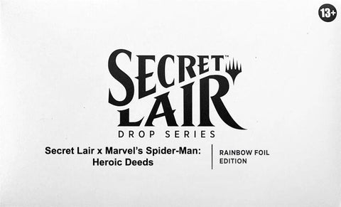 Secret Lair Drop: Secret Lair x Marvel's Spider-Man: Heroic Deeds (Rainbow Foil Edition)