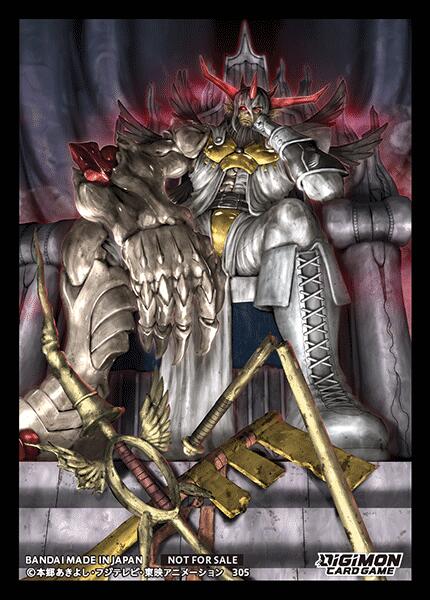 Digimon TCG Official Card Sleeves: (DarknessBagramon - Sinister Order Box Topper)