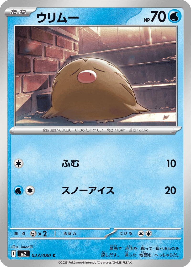 Image for Swinub (023/080) (M2) - Pokemon Japan