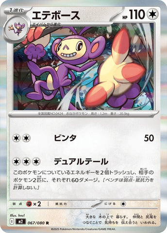 Image for Ambipom (067/080) (M2) - Pokemon Japan