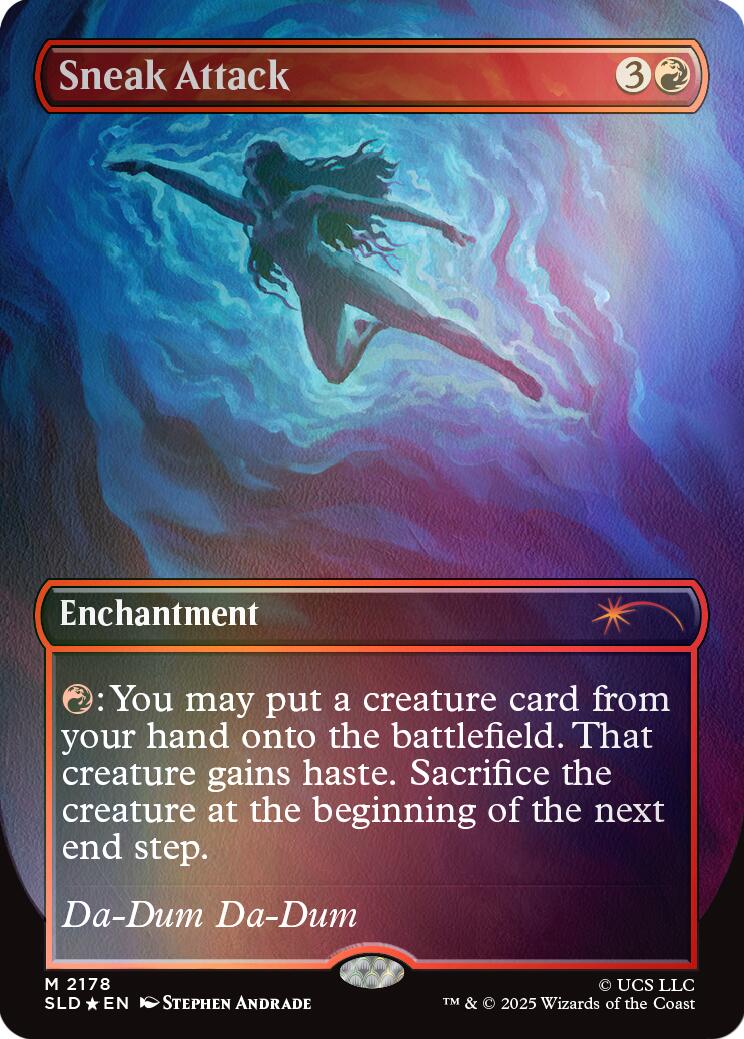Sneak Attack (Rainbow Foil) [Secret Lair Drop Series]