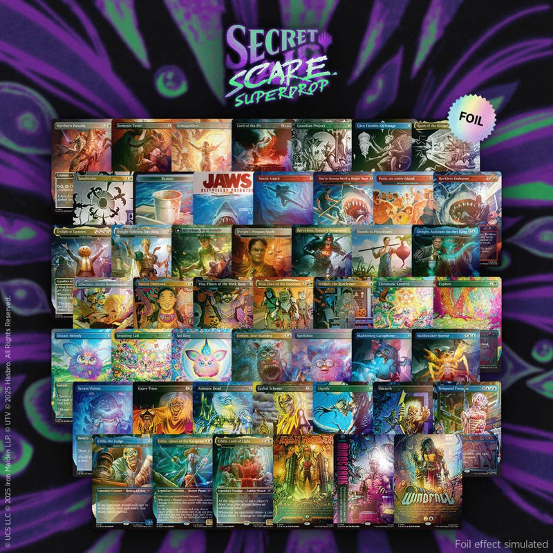 Secret Lair: Drop Series - Eddie's Metal As Hell (Secret Scare Superdrop - All Foil Bundle)