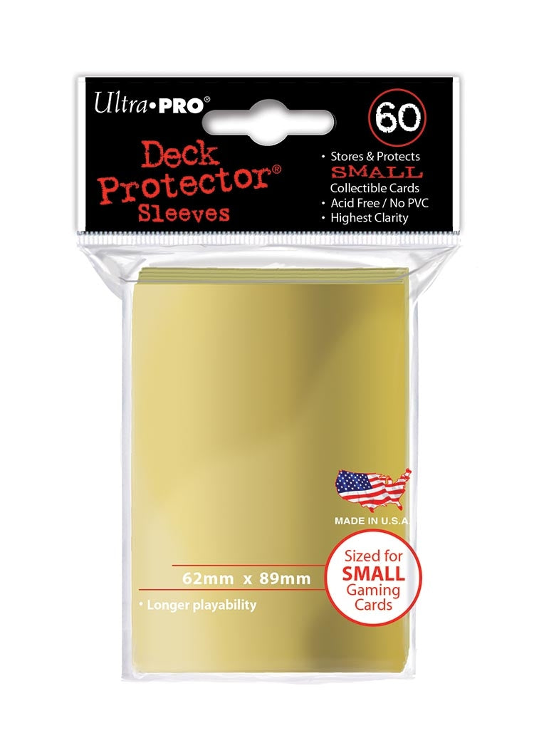 Ultra PRO: Small 60ct Sleeves (Solid Gold)