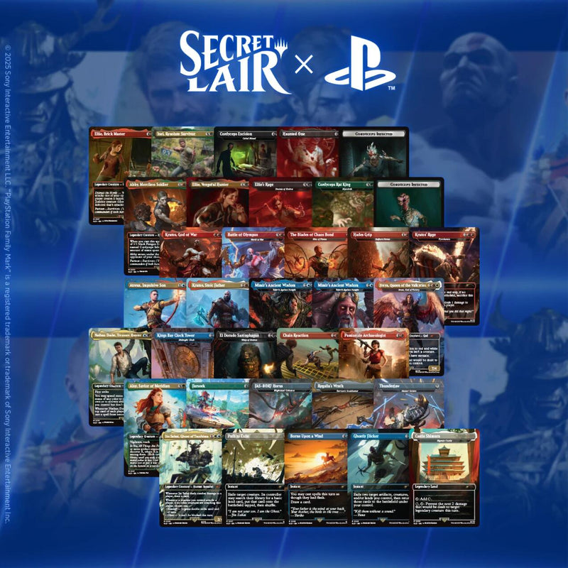 Secret Lair x Playstation Superdrop (Non-Foil Trophy Bundle)