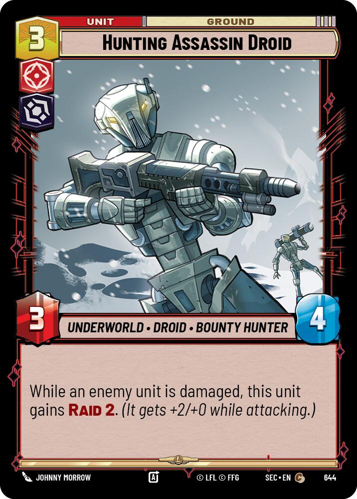 Hunting Assassin Droid (644) (Foil) (644) [Secrets of Power]