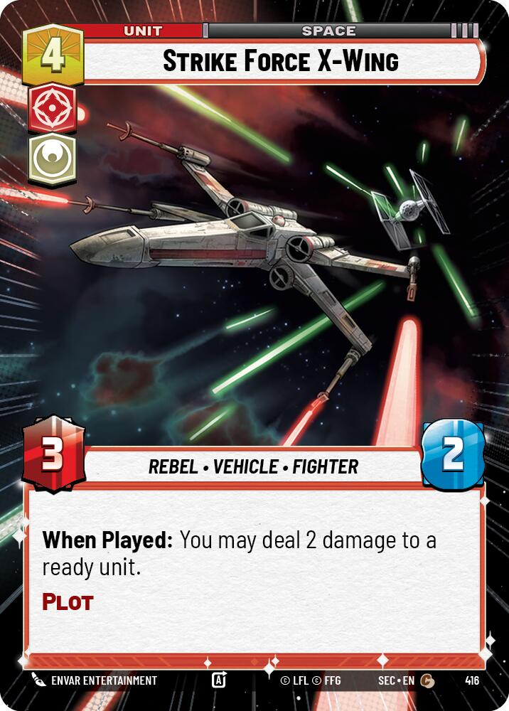 Strike Force X-Wing - Wing (416) (Hyperspace) (416) (416) [Secrets of Power]