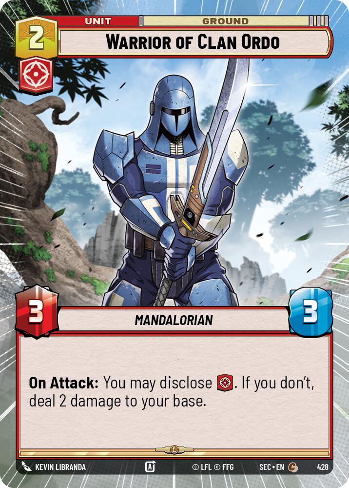 Warrior of Clan Ordo (428) (Hyperspace) (428) [Secrets of Power]