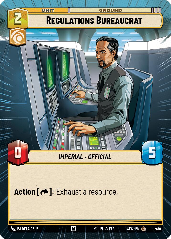 Regulations Bureaucrat (480) (Hyperspace) (480) [Secrets of Power]