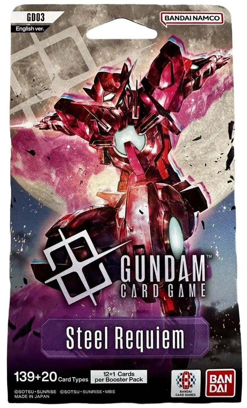 Image for Steel Requiem Sleeved Booster Pack - Gundam Card Game