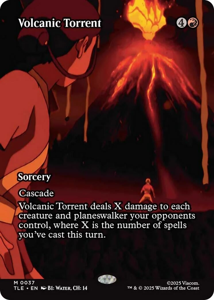 Volcanic Torrent (Borderless) [Avatar: The Last Airbender: Eternal-Legal]