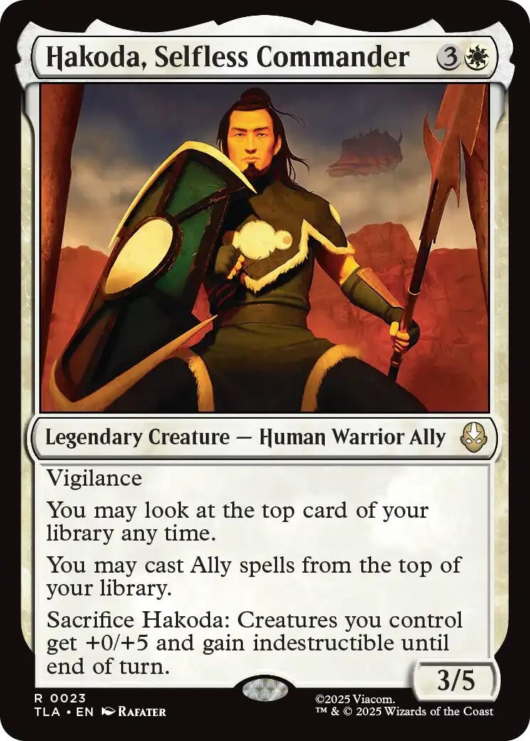 Hakoda, Selfless Commander [Avatar: The Last Airbender]