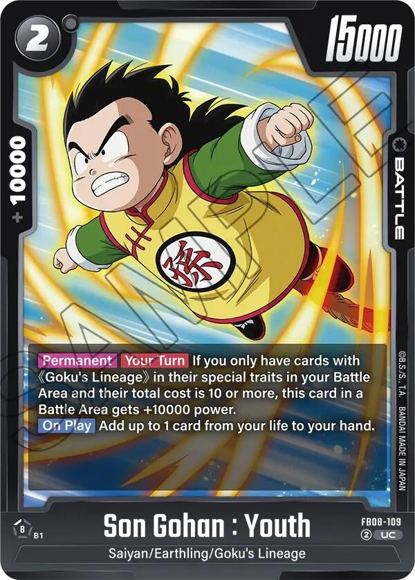 Son Gohan : Youth (FB08-109) [Saiyan's Pride]