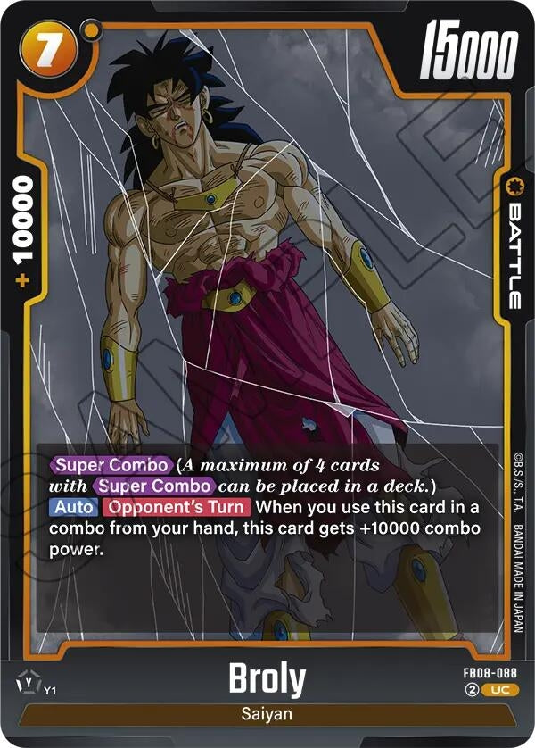 Broly (FB08-088) [Saiyan's Pride]