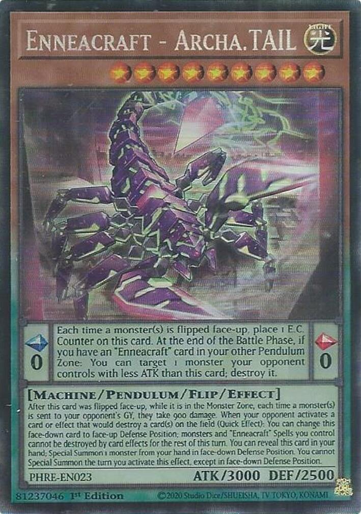 Enneacraft - Archa.TAIL (CR) [PHRE-EN023] Collector's Rare
