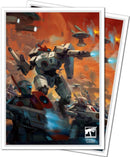 Ultra PRO: 105ct Standard Sleeves (APEX) - Warhammer 40k: T'au Empire Codex Aligned