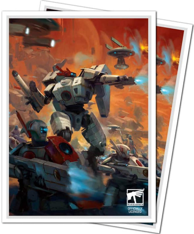 Ultra PRO: 105ct Standard Sleeves (APEX) - Warhammer 40k: T'au Empire Codex Aligned