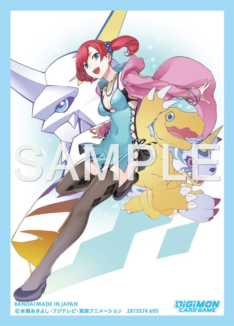 Digimon TCG: Official Card Sleeves (Digimon Story Cyber Sleuth - Nokia with Agumon, Gabumon, Omegamon)