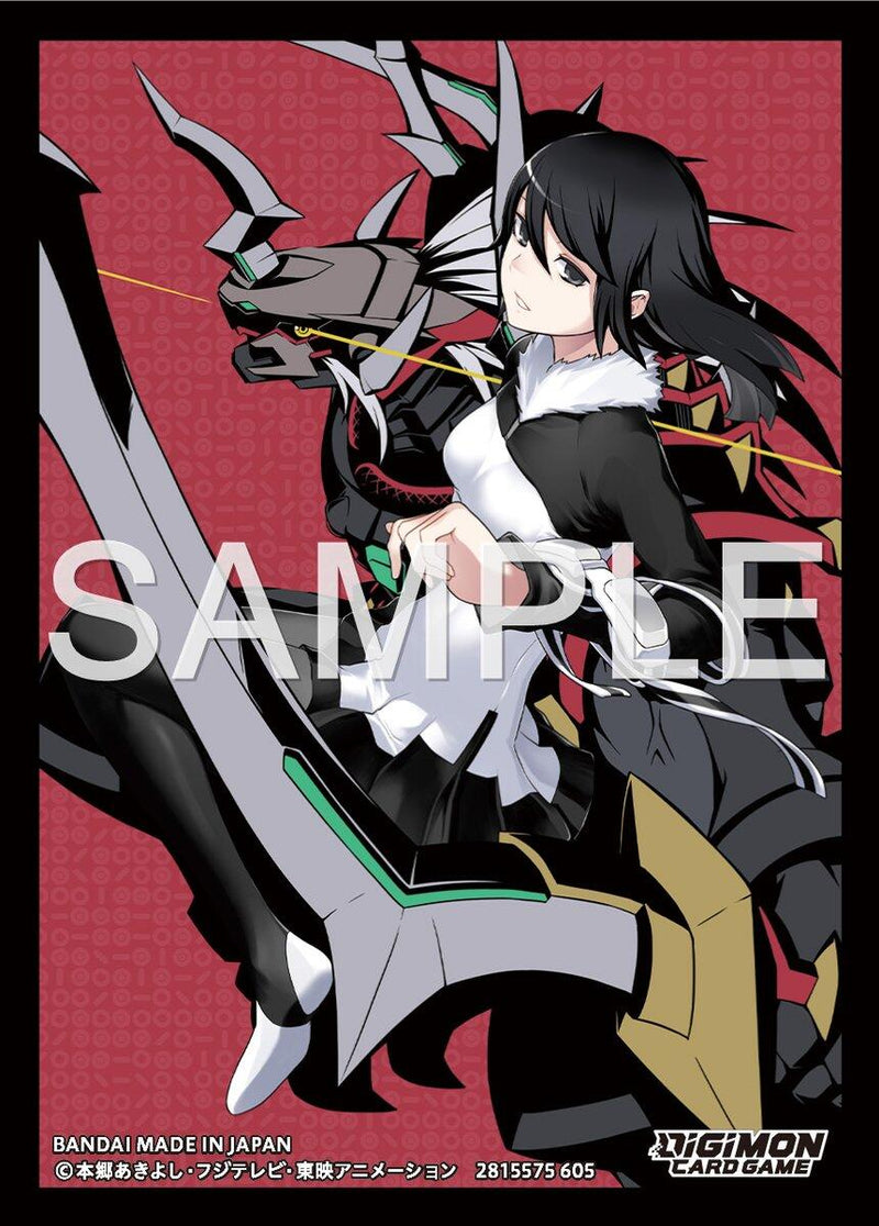 Digimon TCG: Official Card Sleeves (Digimon Story Cyber Sleuth - Yuuko with Gaioumon, Gaiomon)