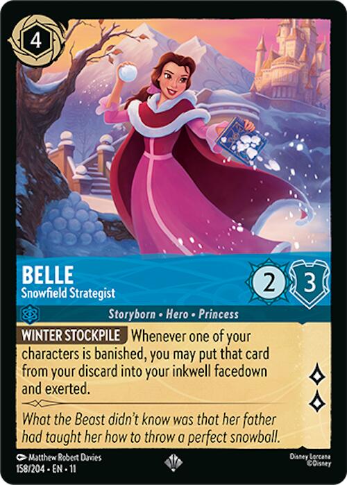 Belle - Snowfield Strategist (158/204) [Winterspell]